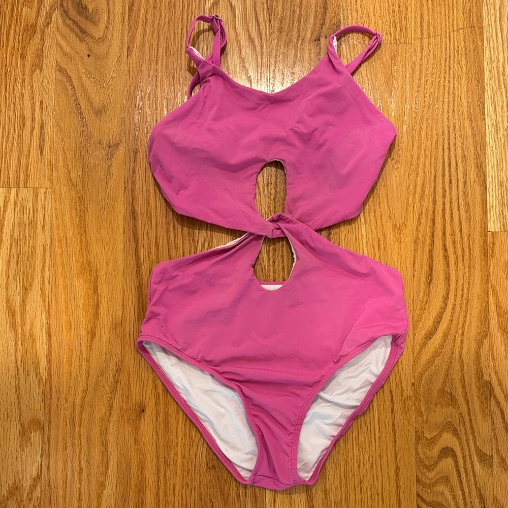 GIRLS size 12 Submarine Kids Magenta One Piece Swimsuit